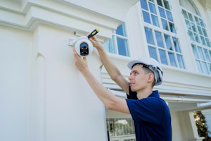 CCTV Satellite Alarm Tradespeople image