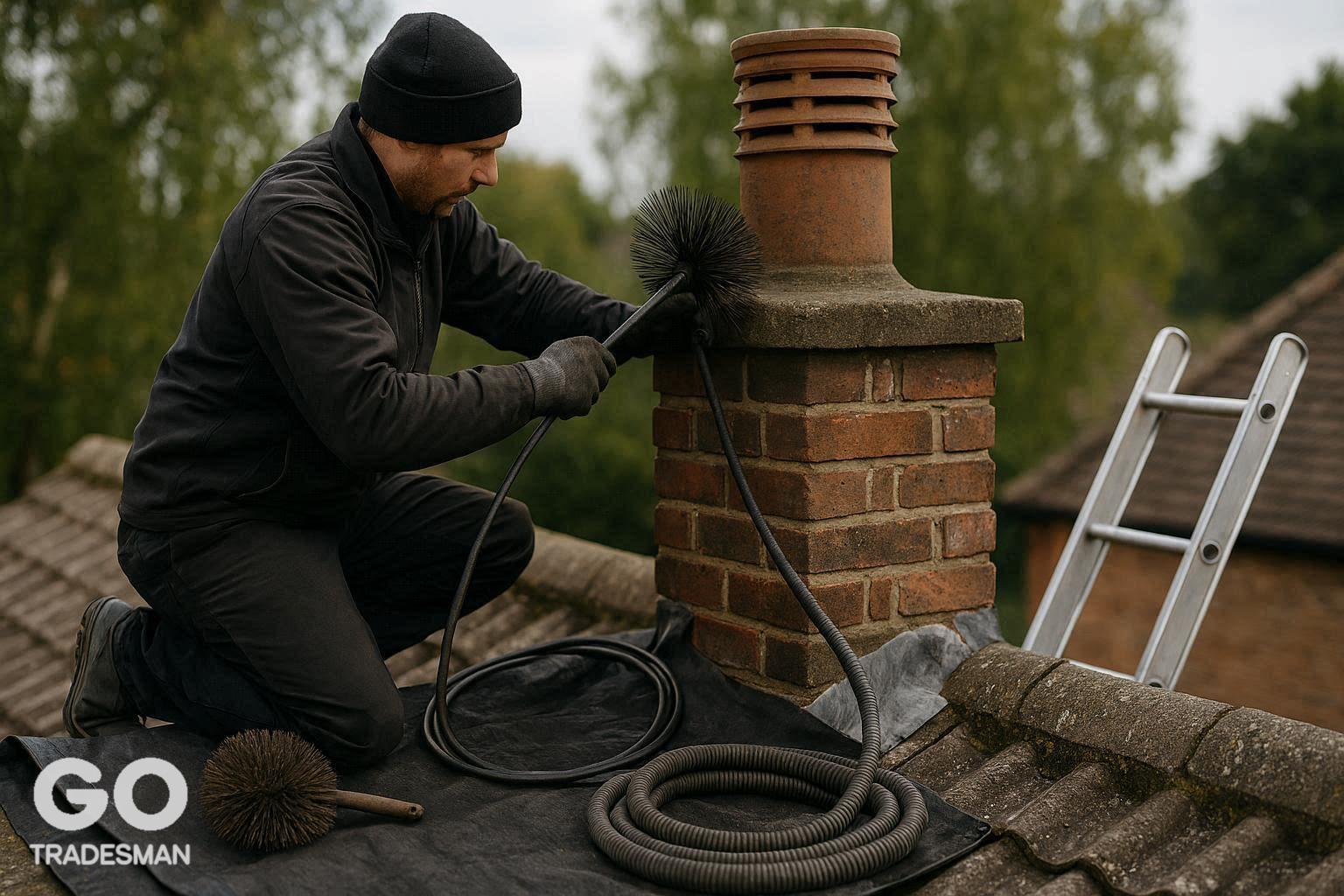 Chimney Sweeping (No Flue) services